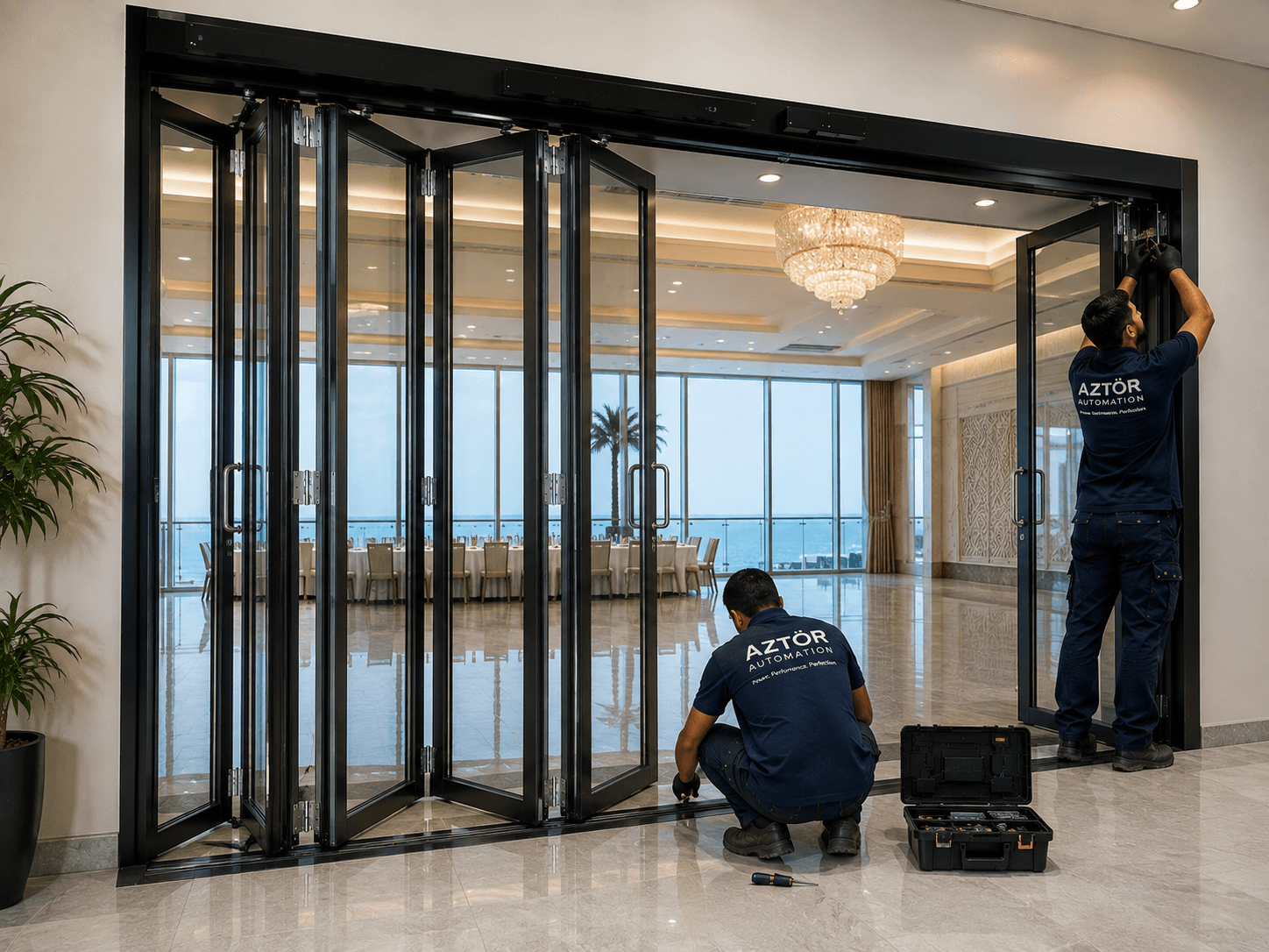 Automatic Folding Doors