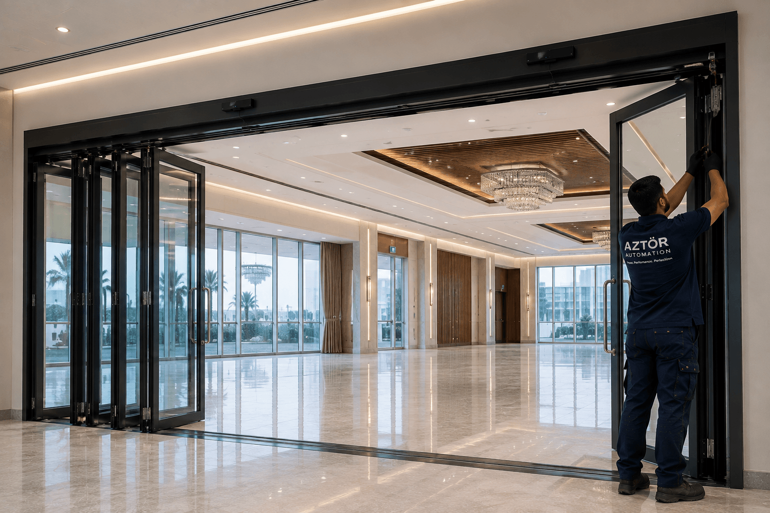 Automatic Folding Doors