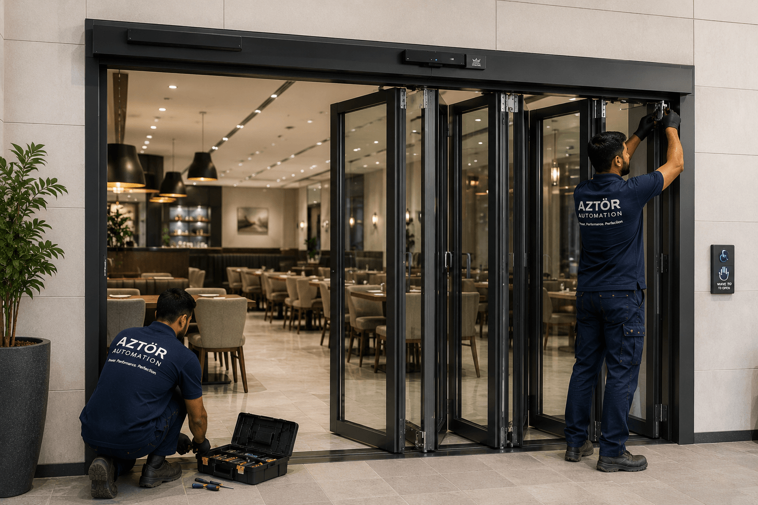 Automatic Folding Doors