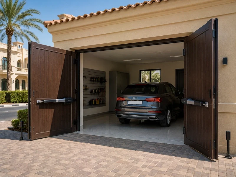 Automatic Side-Hinged Garage Doors