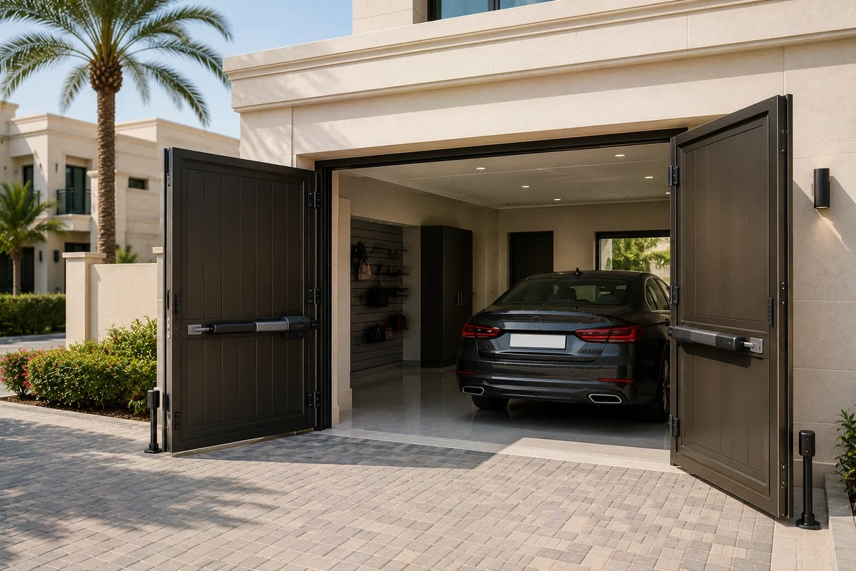 Automatic Side-Hinged Garage Doors