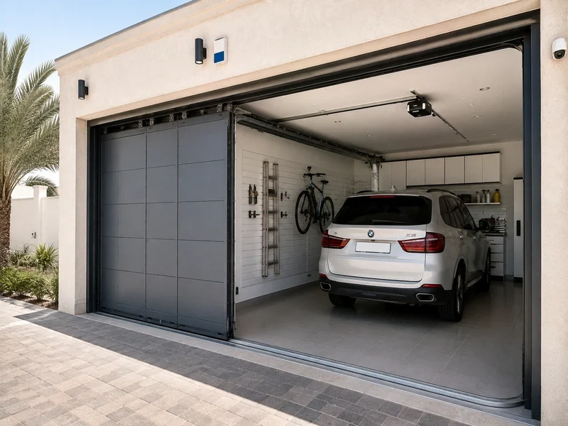 Automatic Side-Sliding Garage Doors