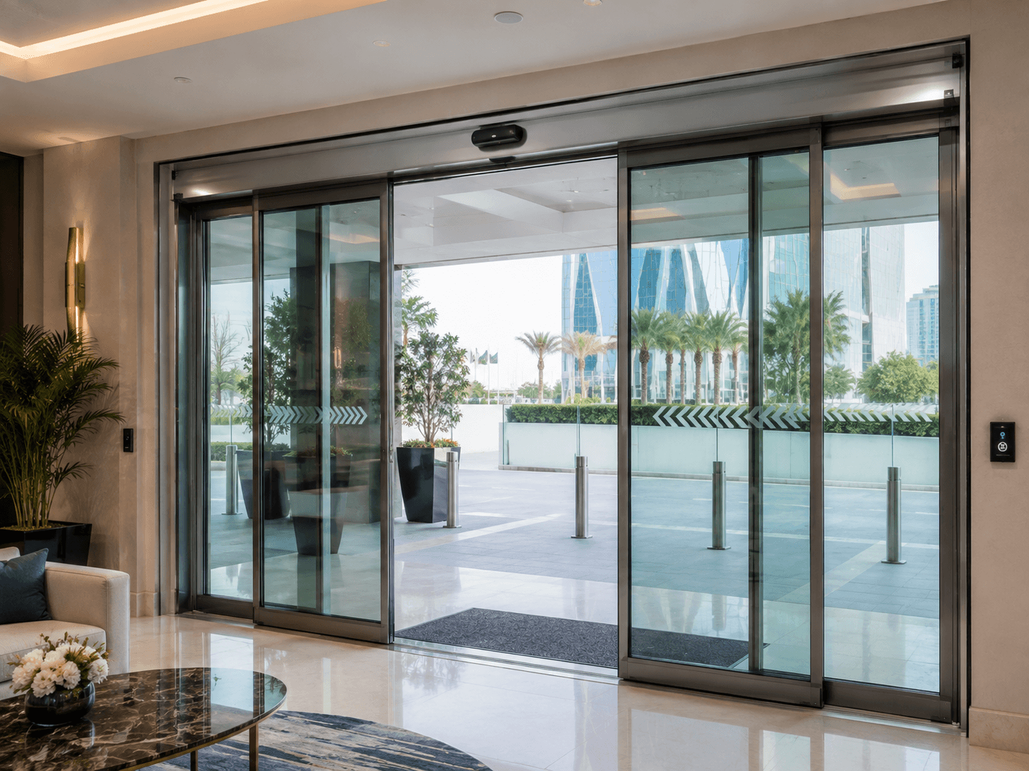 Automatic Sliding Glass Doors
