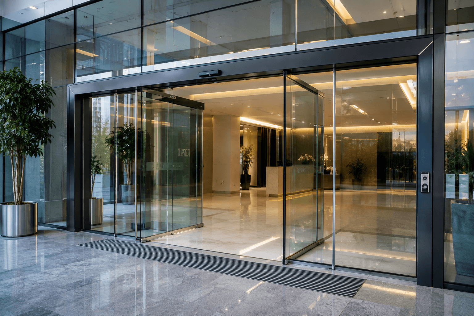 Automatic Swing Glass Doors
