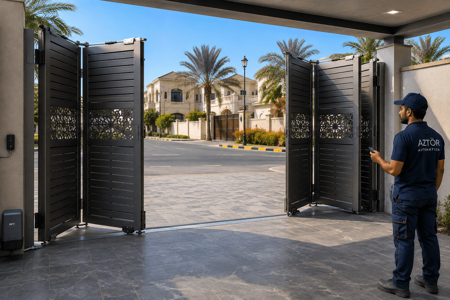 Bi-Folding Gates