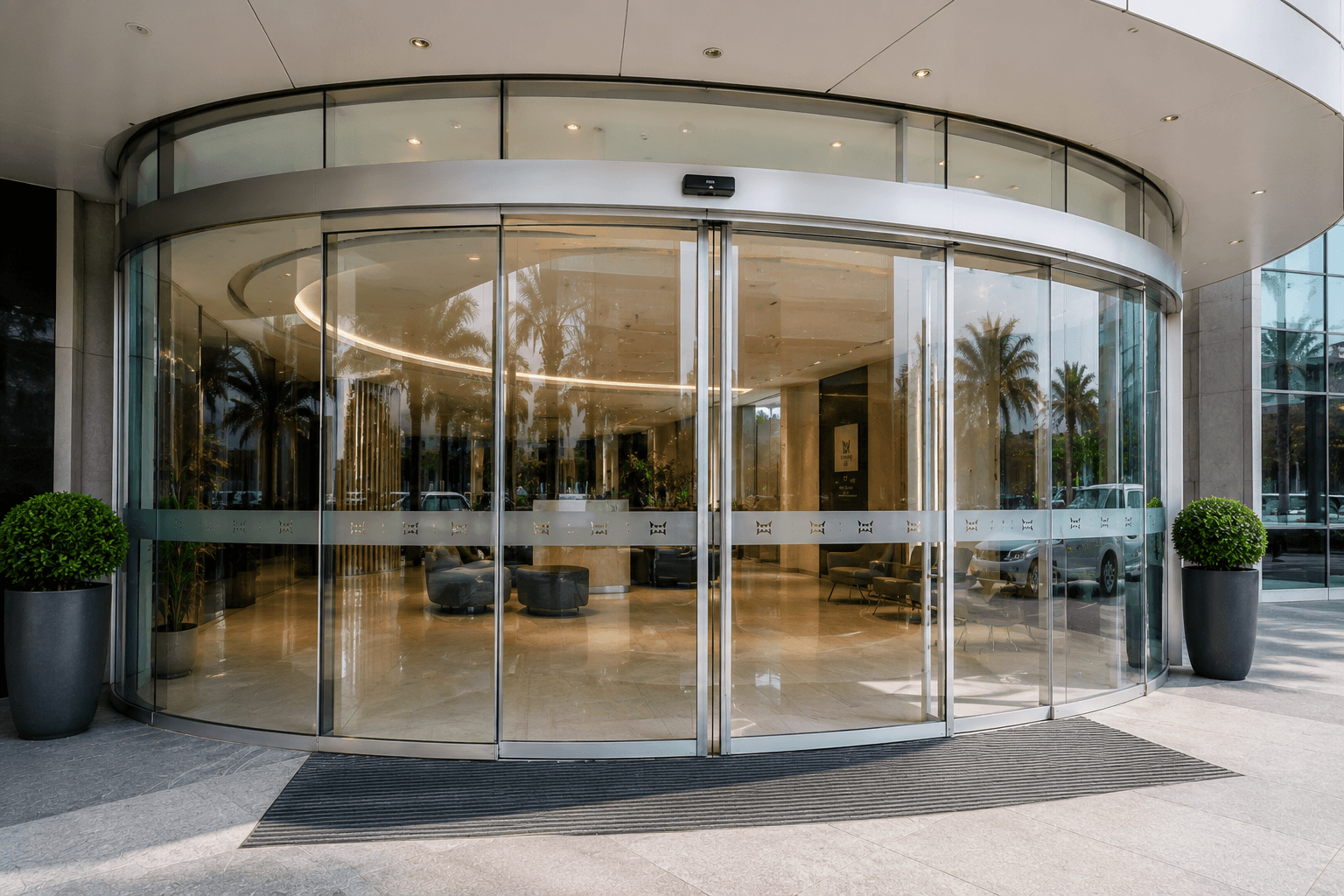 Curved Sliding Glass Doors