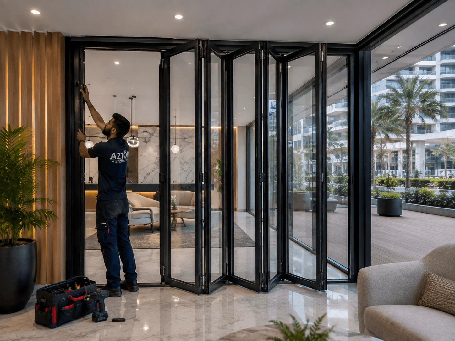 Folding Glass Doors